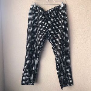 GAP Slim Cropped Polka Dot Pants